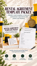 Rental Agreement Template Packet