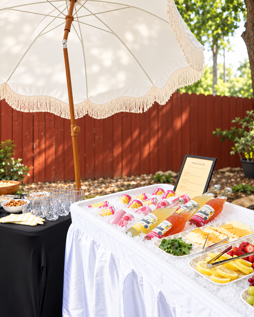 Beverage table